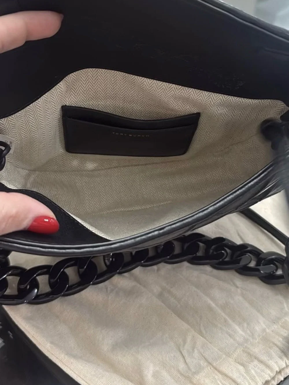 Tory Burch Fleming Soft Mini Crescent Bag